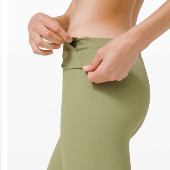 LULULEMON Wunder Under High Rise Tight 28" Vista Green Size 8 - Picture 9 of 9